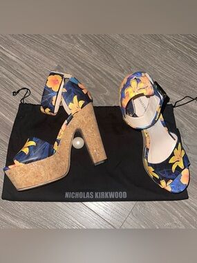 Nicholas Kirkwood Maya Pearly platform heel Size  36.5